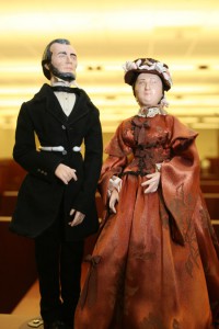 Abraham and Mary Todd Lincoln Wax Dolls