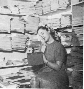 Cramped Library Assistant 1947