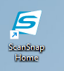 A close-up image of the ScanSnap software icon.